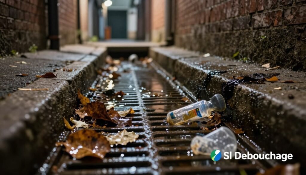 canalisation bouchée